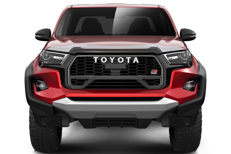 Toyota Hilux Hood Deflector - Husky Liners - Aeroskin - Chrome - `20-`26